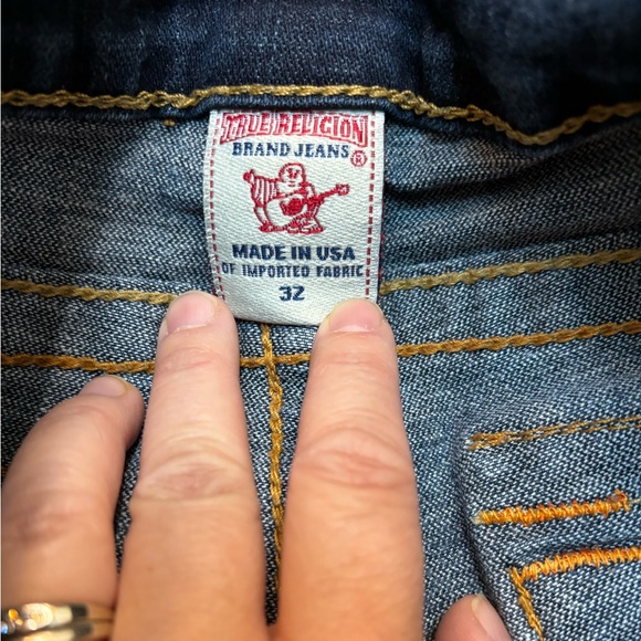 Sz 32 True Religion Joey Raw Hem Cutoff Jean Shorts - Picture 7 of 7